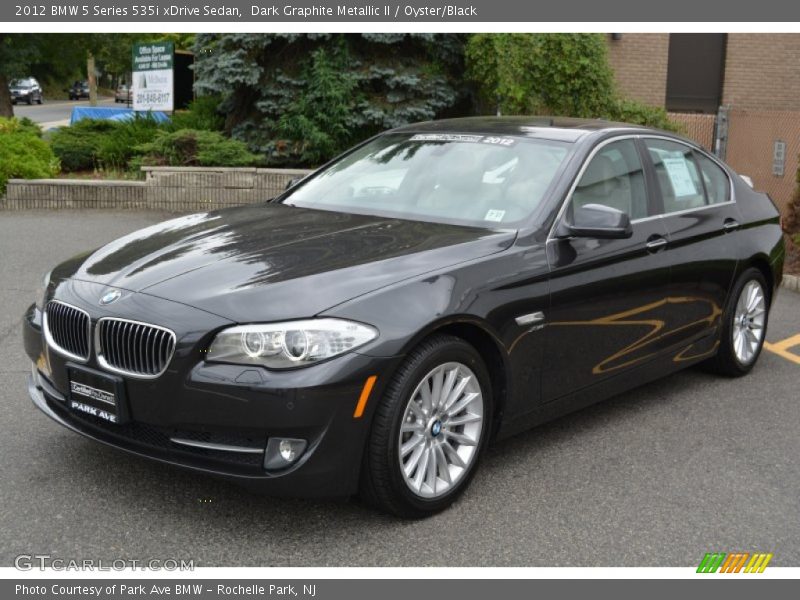 Dark Graphite Metallic II / Oyster/Black 2012 BMW 5 Series 535i xDrive Sedan