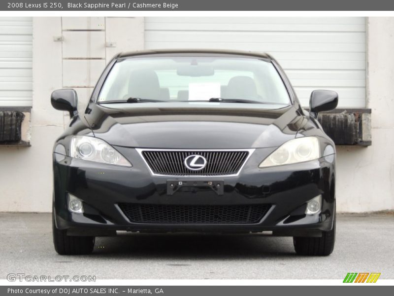 Black Sapphire Pearl / Cashmere Beige 2008 Lexus IS 250