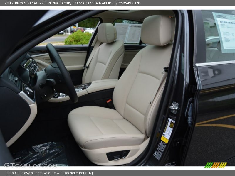 Dark Graphite Metallic II / Oyster/Black 2012 BMW 5 Series 535i xDrive Sedan