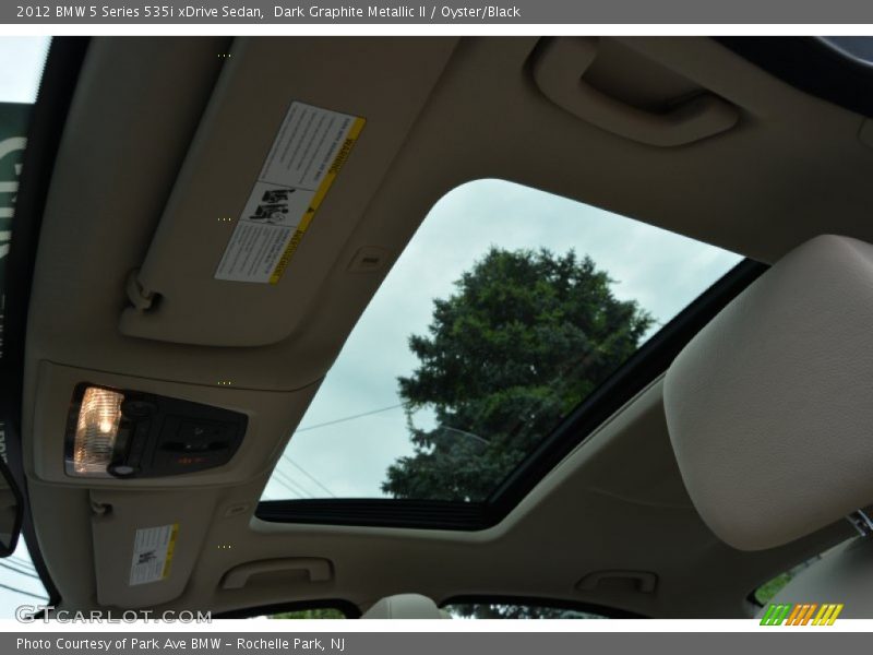 Dark Graphite Metallic II / Oyster/Black 2012 BMW 5 Series 535i xDrive Sedan