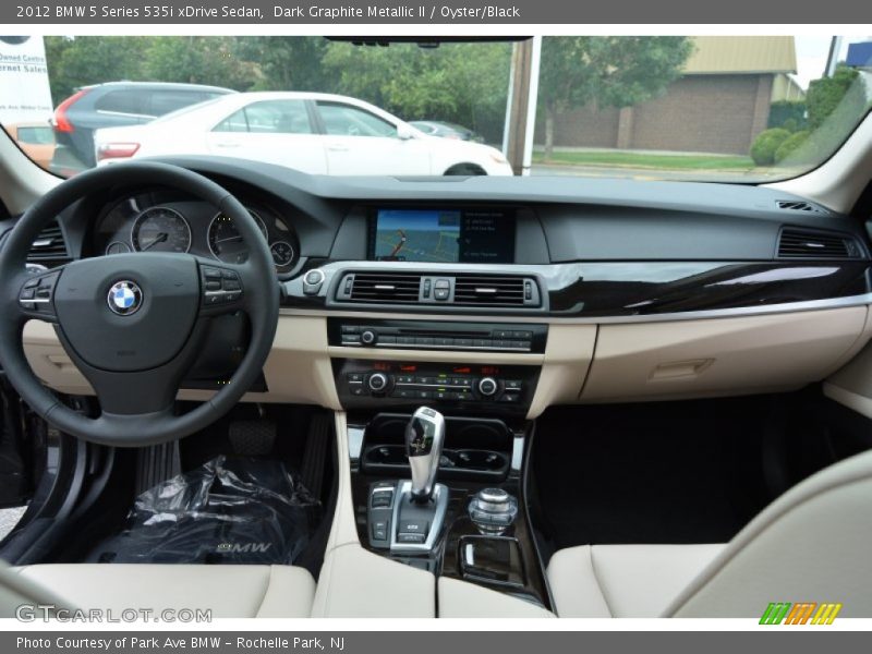 Dark Graphite Metallic II / Oyster/Black 2012 BMW 5 Series 535i xDrive Sedan