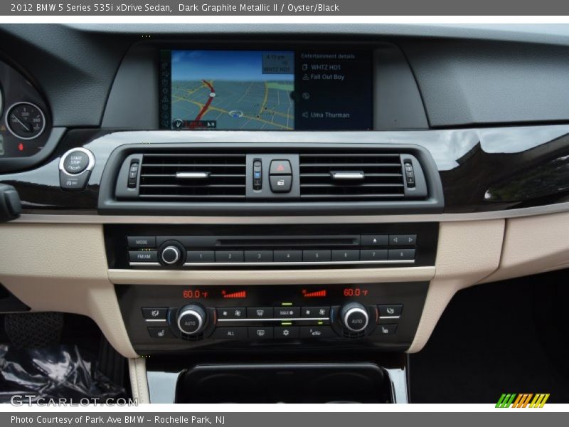 Dark Graphite Metallic II / Oyster/Black 2012 BMW 5 Series 535i xDrive Sedan