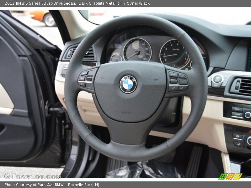 Dark Graphite Metallic II / Oyster/Black 2012 BMW 5 Series 535i xDrive Sedan