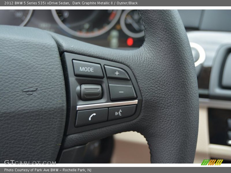 Dark Graphite Metallic II / Oyster/Black 2012 BMW 5 Series 535i xDrive Sedan
