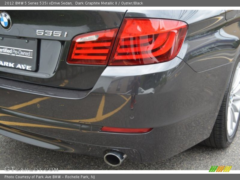 Dark Graphite Metallic II / Oyster/Black 2012 BMW 5 Series 535i xDrive Sedan