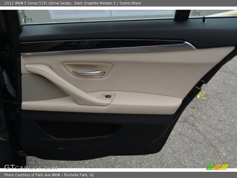 Dark Graphite Metallic II / Oyster/Black 2012 BMW 5 Series 535i xDrive Sedan