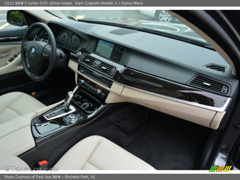 Dark Graphite Metallic II / Oyster/Black 2012 BMW 5 Series 535i xDrive Sedan