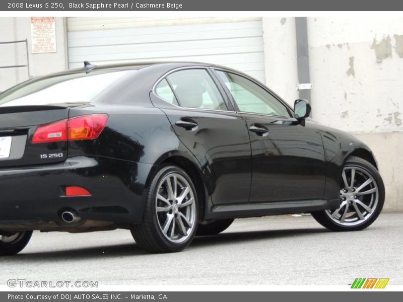 Black Sapphire Pearl / Cashmere Beige 2008 Lexus IS 250