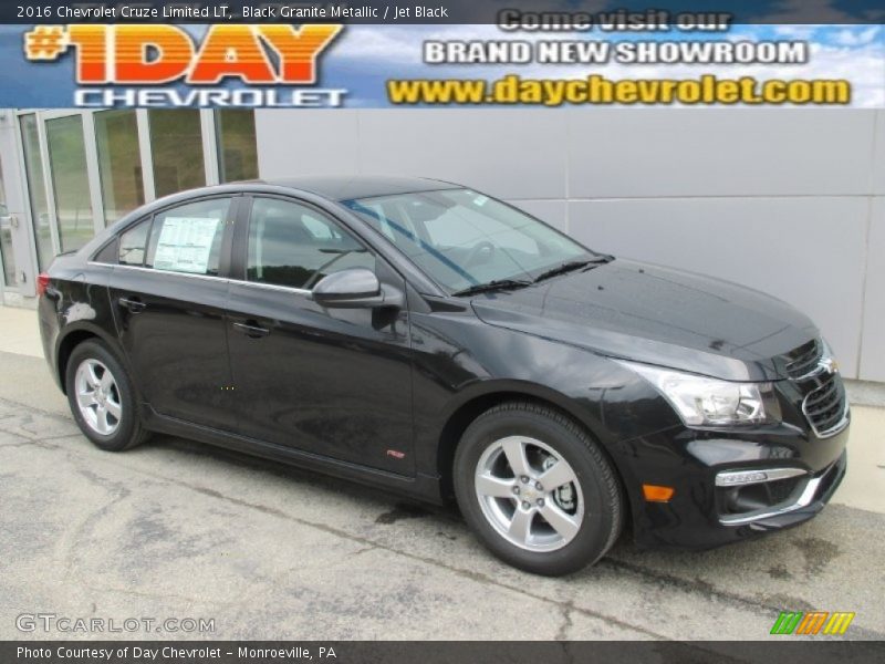 Black Granite Metallic / Jet Black 2016 Chevrolet Cruze Limited LT