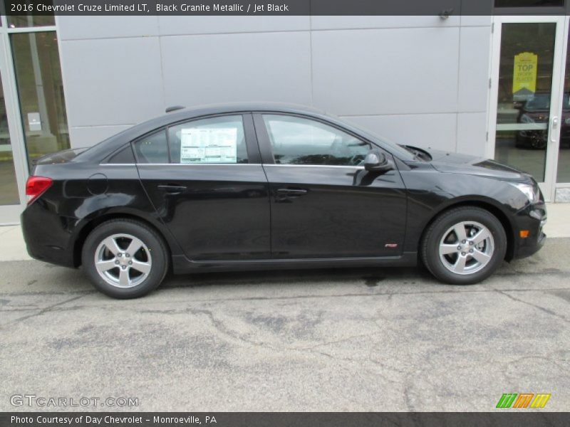 Black Granite Metallic / Jet Black 2016 Chevrolet Cruze Limited LT