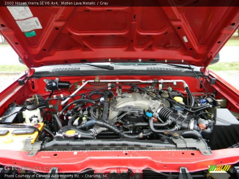 Molten Lava Metallic / Gray 2003 Nissan Xterra SE V6 4x4