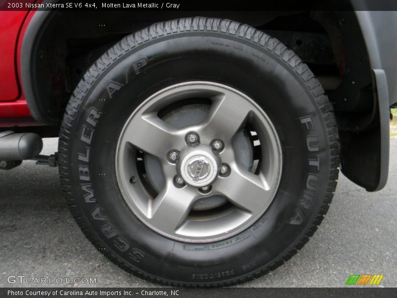 Molten Lava Metallic / Gray 2003 Nissan Xterra SE V6 4x4