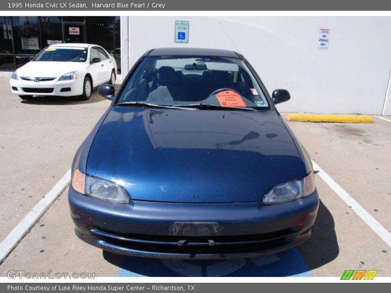 Harvard Blue Pearl / Grey 1995 Honda Civic LX Sedan