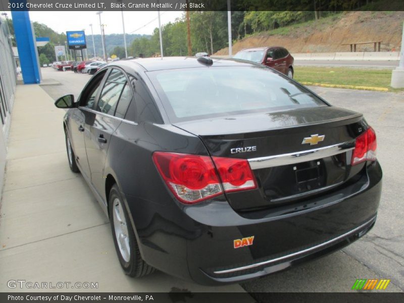 Black Granite Metallic / Jet Black 2016 Chevrolet Cruze Limited LT