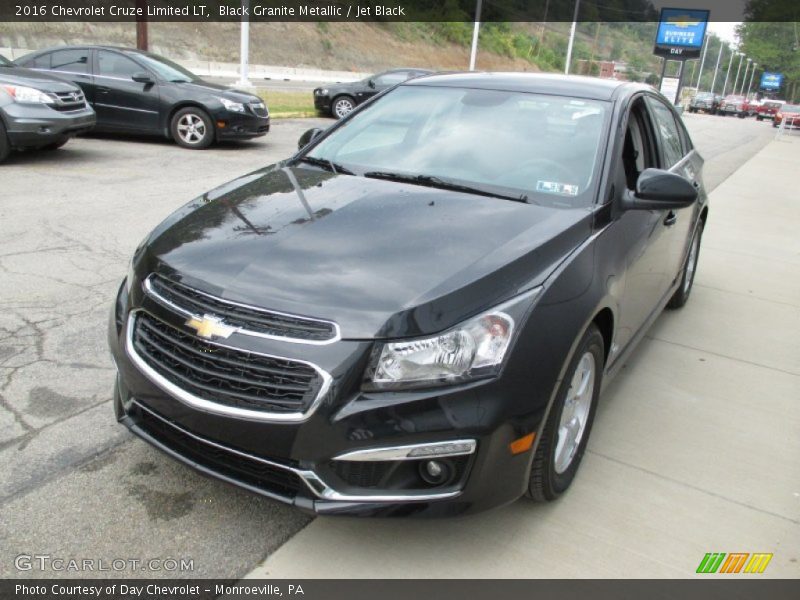 Black Granite Metallic / Jet Black 2016 Chevrolet Cruze Limited LT