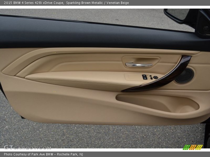 Sparkling Brown Metallic / Venetian Beige 2015 BMW 4 Series 428i xDrive Coupe