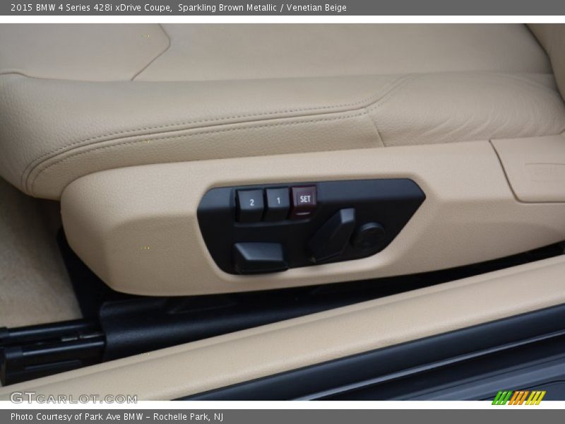 Sparkling Brown Metallic / Venetian Beige 2015 BMW 4 Series 428i xDrive Coupe