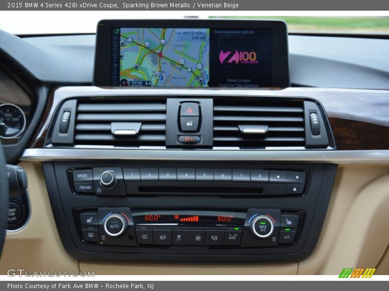 Sparkling Brown Metallic / Venetian Beige 2015 BMW 4 Series 428i xDrive Coupe