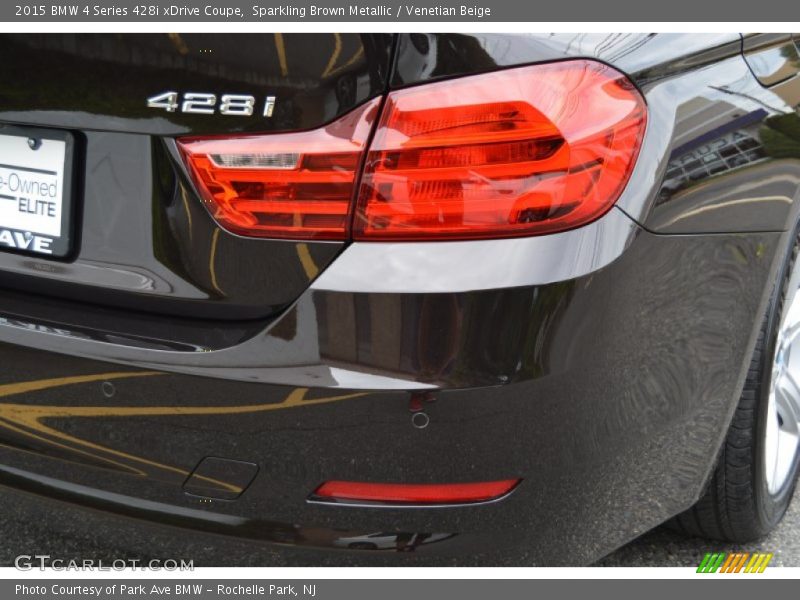 Sparkling Brown Metallic / Venetian Beige 2015 BMW 4 Series 428i xDrive Coupe