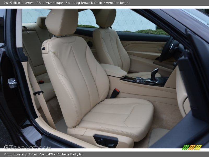 Sparkling Brown Metallic / Venetian Beige 2015 BMW 4 Series 428i xDrive Coupe