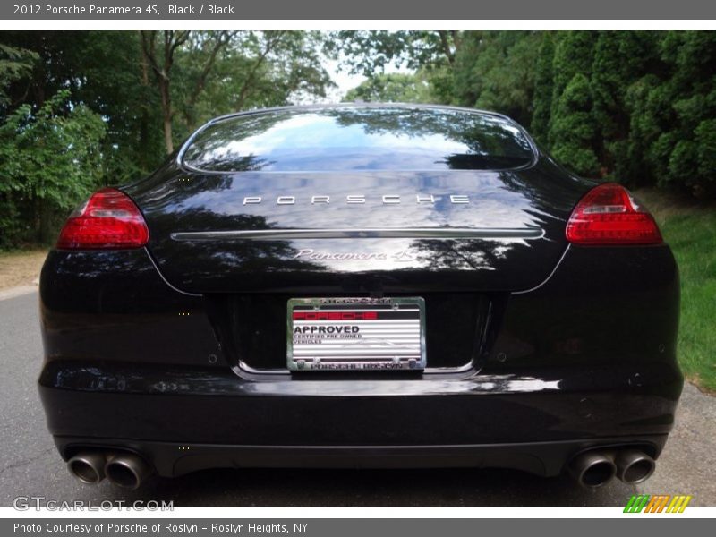 Black / Black 2012 Porsche Panamera 4S