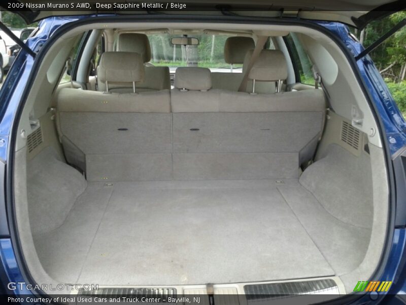 Deep Sapphire Metallic / Beige 2009 Nissan Murano S AWD