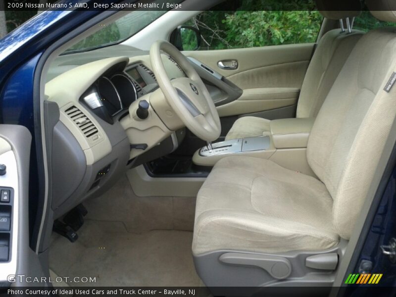 Deep Sapphire Metallic / Beige 2009 Nissan Murano S AWD
