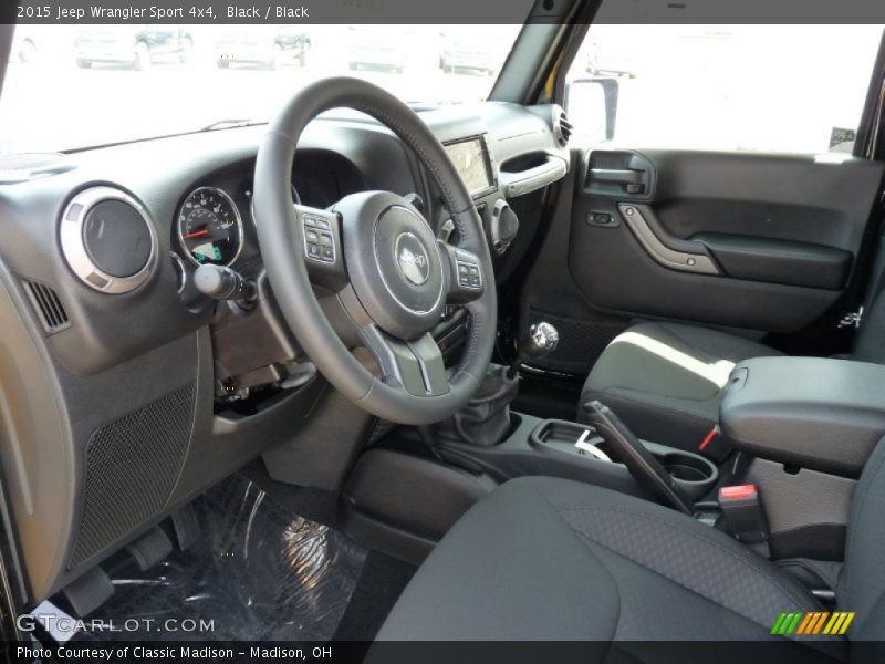 Black / Black 2015 Jeep Wrangler Sport 4x4