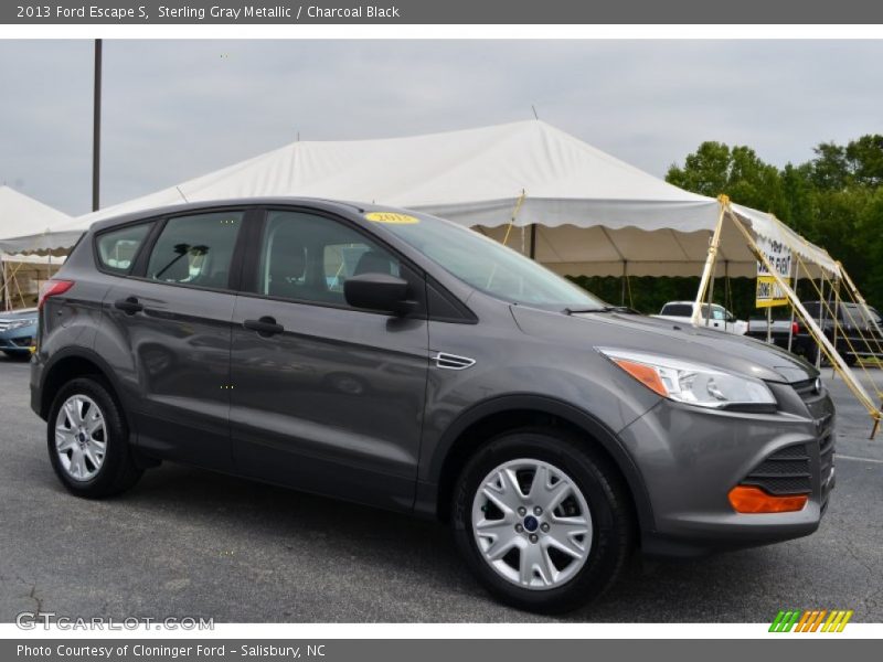 Sterling Gray Metallic / Charcoal Black 2013 Ford Escape S