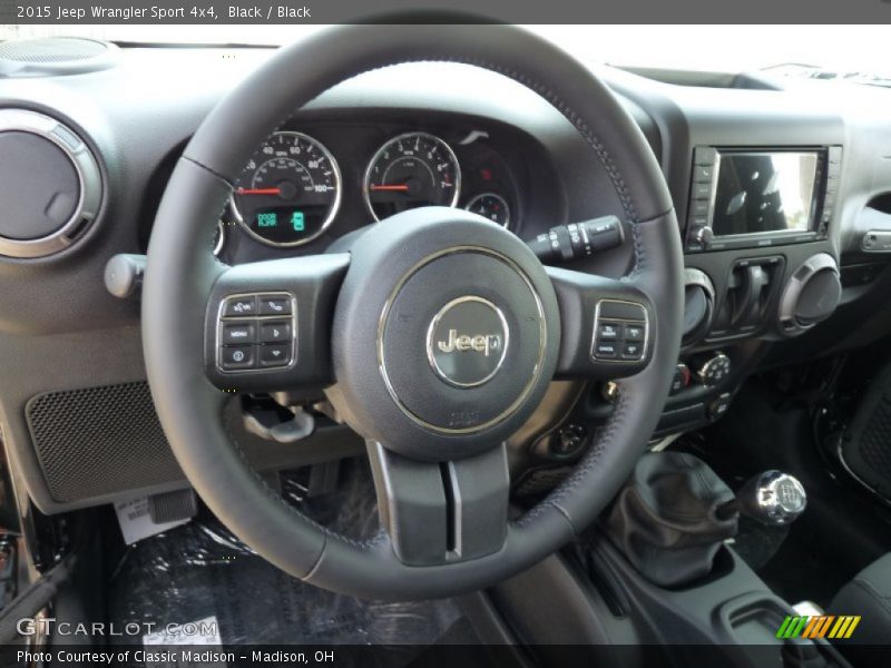 Black / Black 2015 Jeep Wrangler Sport 4x4