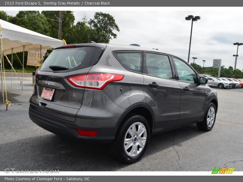 Sterling Gray Metallic / Charcoal Black 2013 Ford Escape S