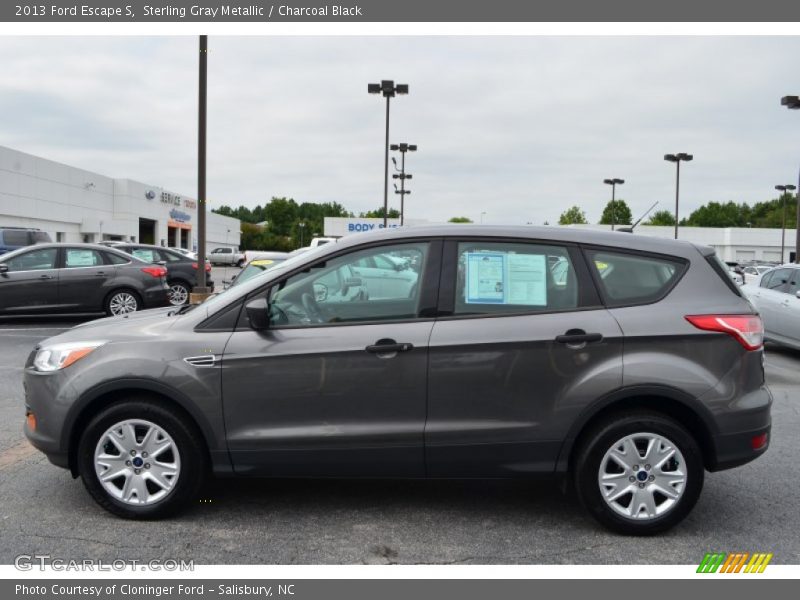 Sterling Gray Metallic / Charcoal Black 2013 Ford Escape S