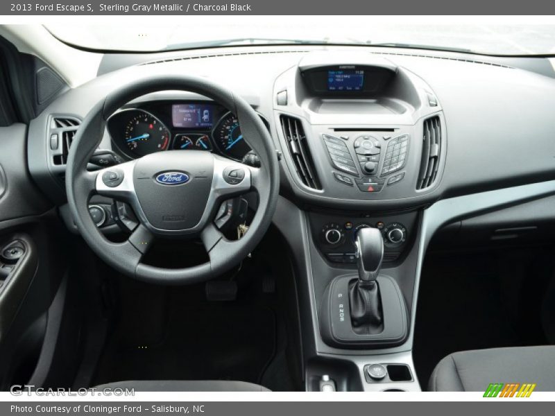 Sterling Gray Metallic / Charcoal Black 2013 Ford Escape S