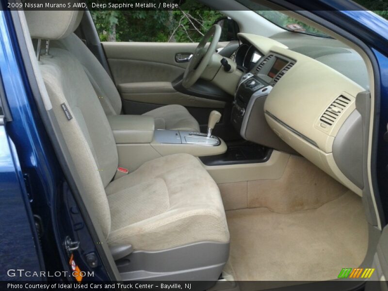 Deep Sapphire Metallic / Beige 2009 Nissan Murano S AWD