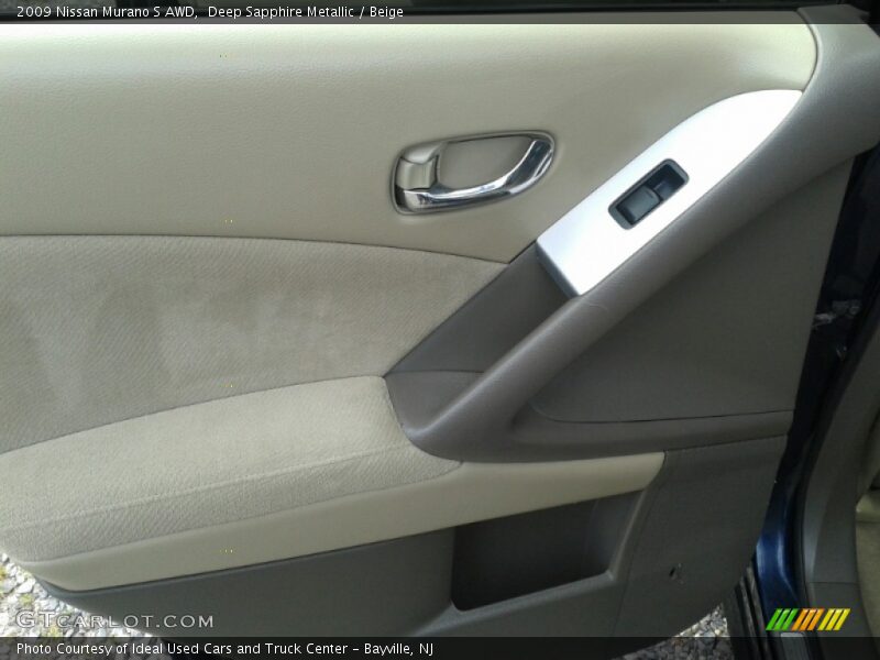 Deep Sapphire Metallic / Beige 2009 Nissan Murano S AWD