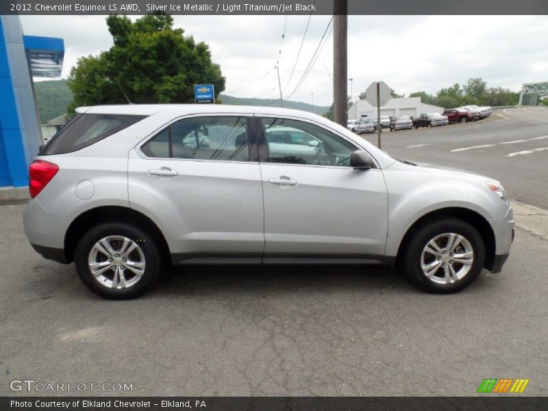 Silver Ice Metallic / Light Titanium/Jet Black 2012 Chevrolet Equinox LS AWD