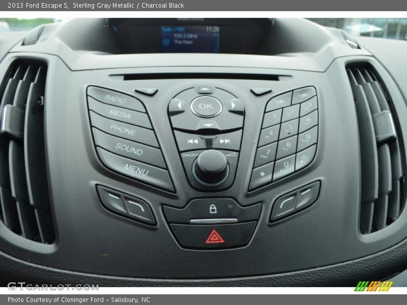 Sterling Gray Metallic / Charcoal Black 2013 Ford Escape S