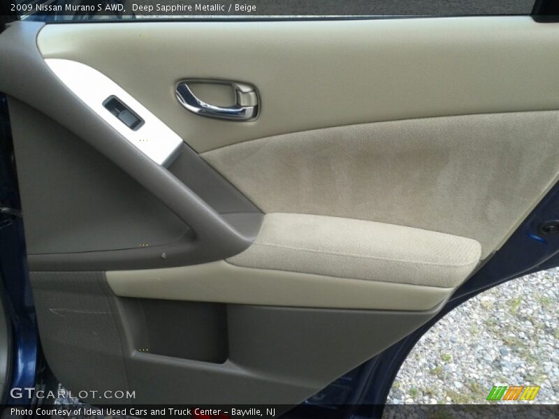 Deep Sapphire Metallic / Beige 2009 Nissan Murano S AWD