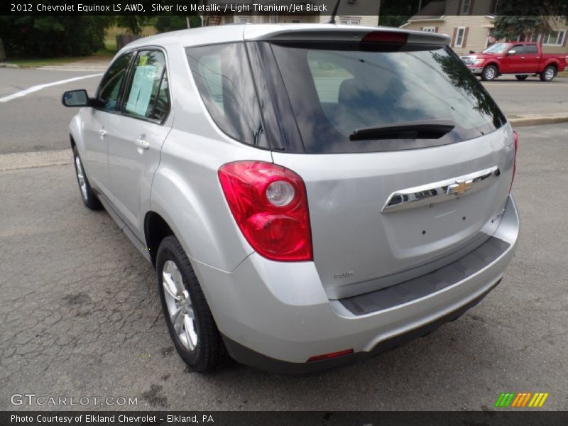 Silver Ice Metallic / Light Titanium/Jet Black 2012 Chevrolet Equinox LS AWD