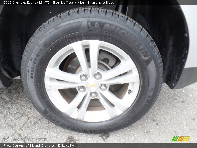 Silver Ice Metallic / Light Titanium/Jet Black 2012 Chevrolet Equinox LS AWD