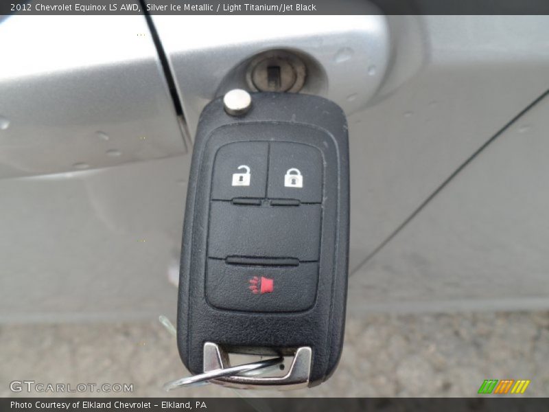 Silver Ice Metallic / Light Titanium/Jet Black 2012 Chevrolet Equinox LS AWD