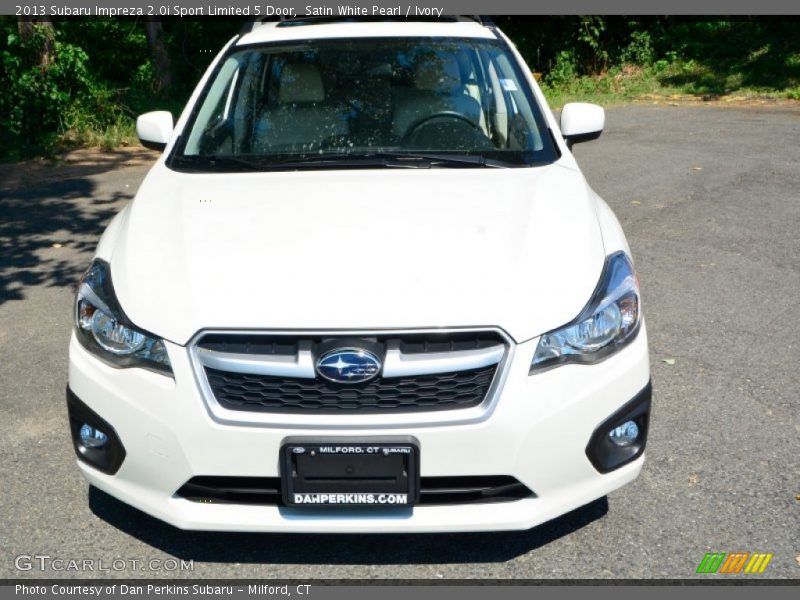 Satin White Pearl / Ivory 2013 Subaru Impreza 2.0i Sport Limited 5 Door
