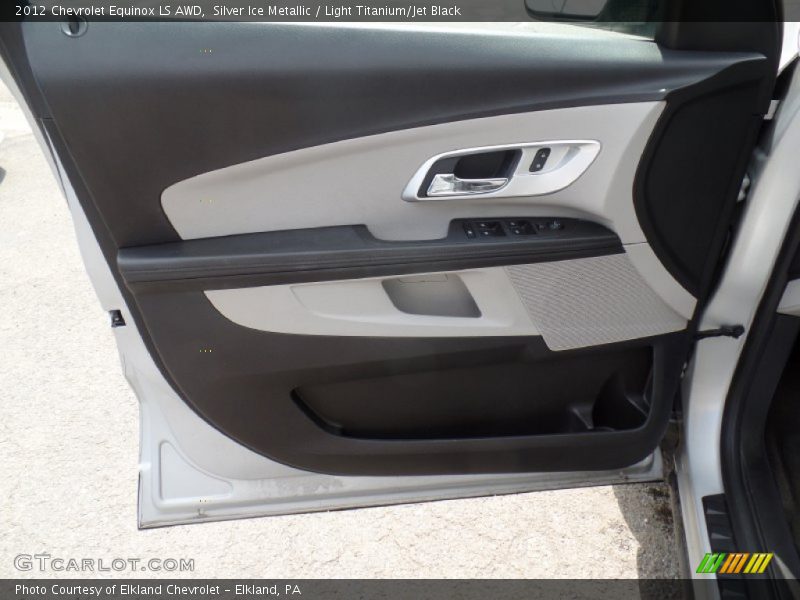 Silver Ice Metallic / Light Titanium/Jet Black 2012 Chevrolet Equinox LS AWD