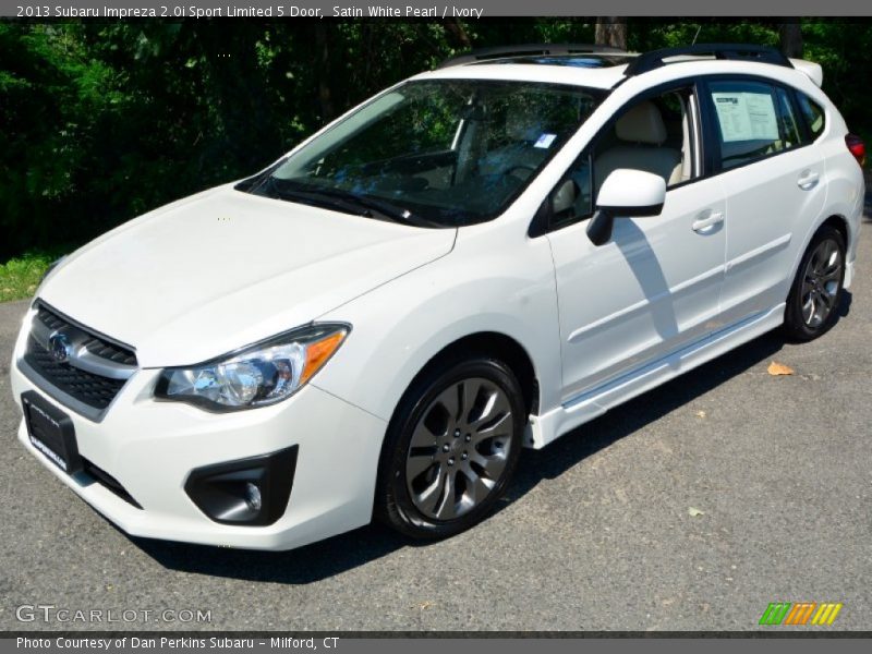 Satin White Pearl / Ivory 2013 Subaru Impreza 2.0i Sport Limited 5 Door
