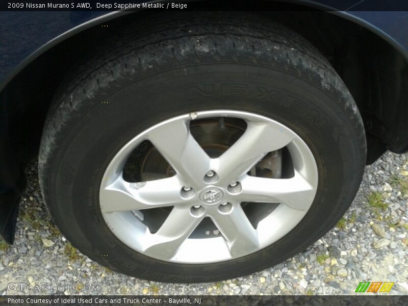 Deep Sapphire Metallic / Beige 2009 Nissan Murano S AWD