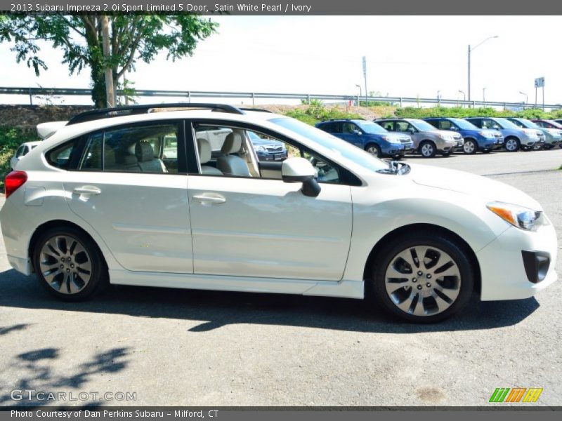 Satin White Pearl / Ivory 2013 Subaru Impreza 2.0i Sport Limited 5 Door