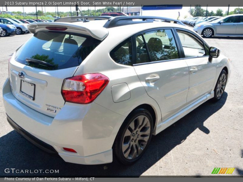 Satin White Pearl / Ivory 2013 Subaru Impreza 2.0i Sport Limited 5 Door