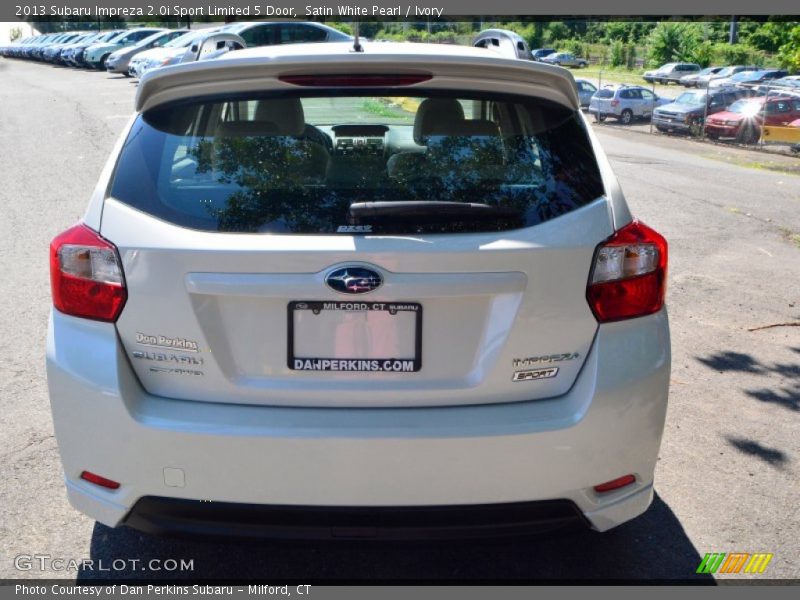 Satin White Pearl / Ivory 2013 Subaru Impreza 2.0i Sport Limited 5 Door