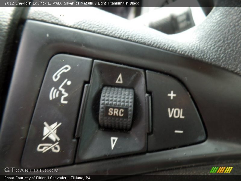 Silver Ice Metallic / Light Titanium/Jet Black 2012 Chevrolet Equinox LS AWD