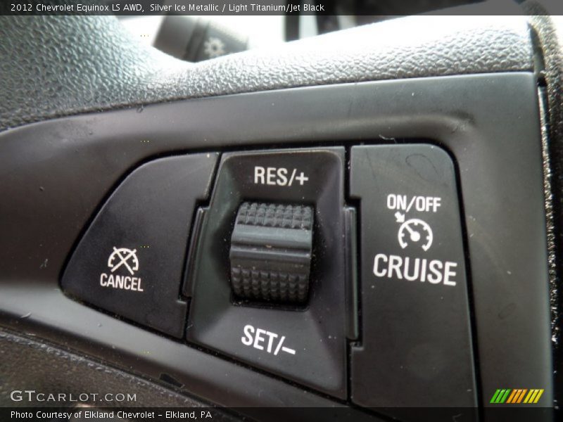 Silver Ice Metallic / Light Titanium/Jet Black 2012 Chevrolet Equinox LS AWD